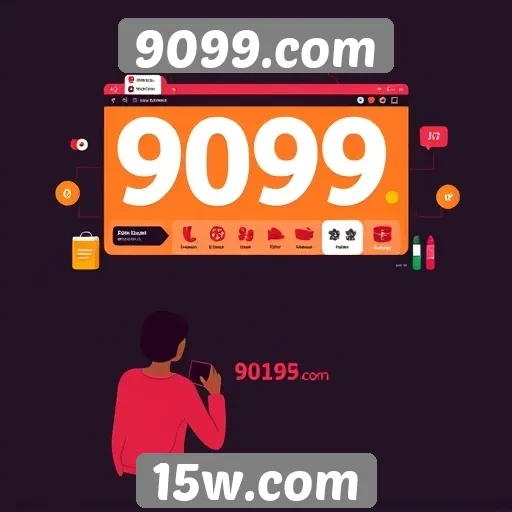 Características de design do site 9099.com